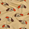 French Terry Stoff - GOTS - Doggy - Blau