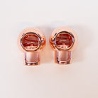 Serre cordon boule x2 en métal or rose – détail