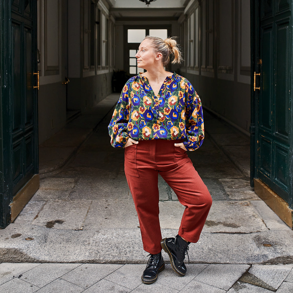 Patron blouse femme viscose
