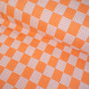 Doppelt gewebter Stoff - Fableism® - Checkmate Casepack - Orange und Lila