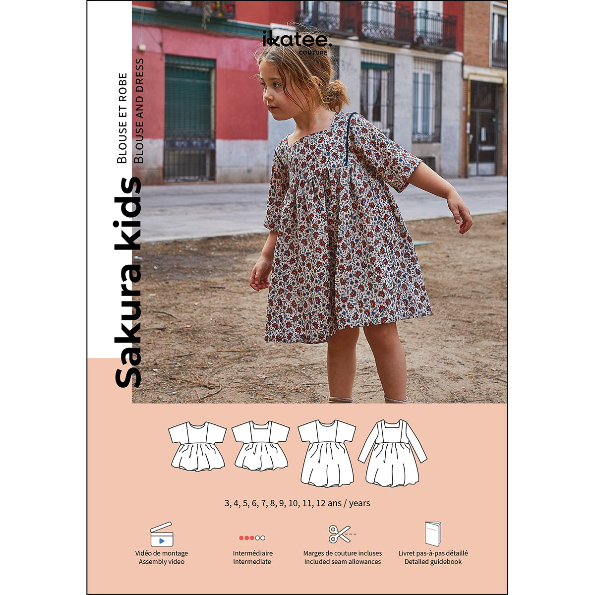 Patron de couture blouse et robe enfant