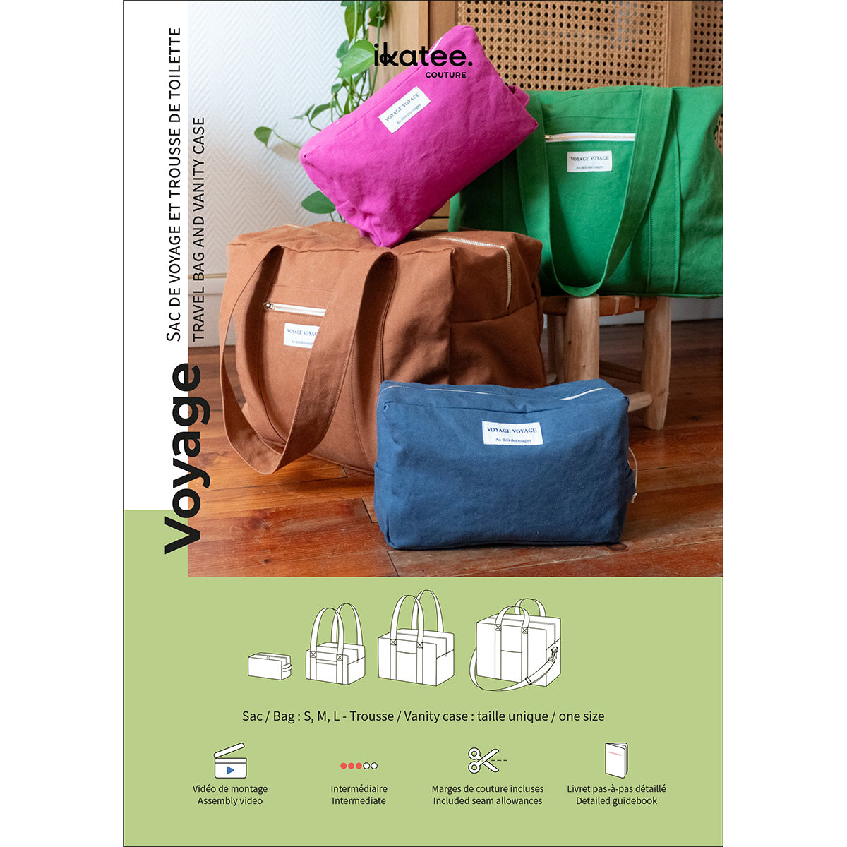 patron de couture sac de voyage
