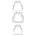 Patron de couture pull sans manches ou plastron adolescente