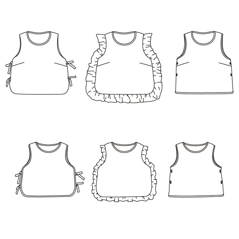 Patron de plastron duo femme enfant