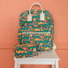 Sac à dos Eugène et trousse Venise, patron de couture facile, patron pochette ou PDF, cousu en matelassé fleuri. 