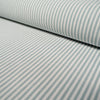 Tissu popeline - Rayures - Amande et blanc