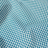 Tissu Vichy mini carreaux - Pétrole