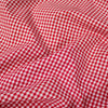 Tissu Vichy mini carreaux - Rouge