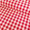 Tissu Vichy carreaux moyens - Rouge