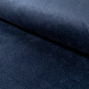 Samtstoff - Mittelrippe 6w - Marineblau