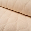 Tissu Double gaze matelassée - Écru