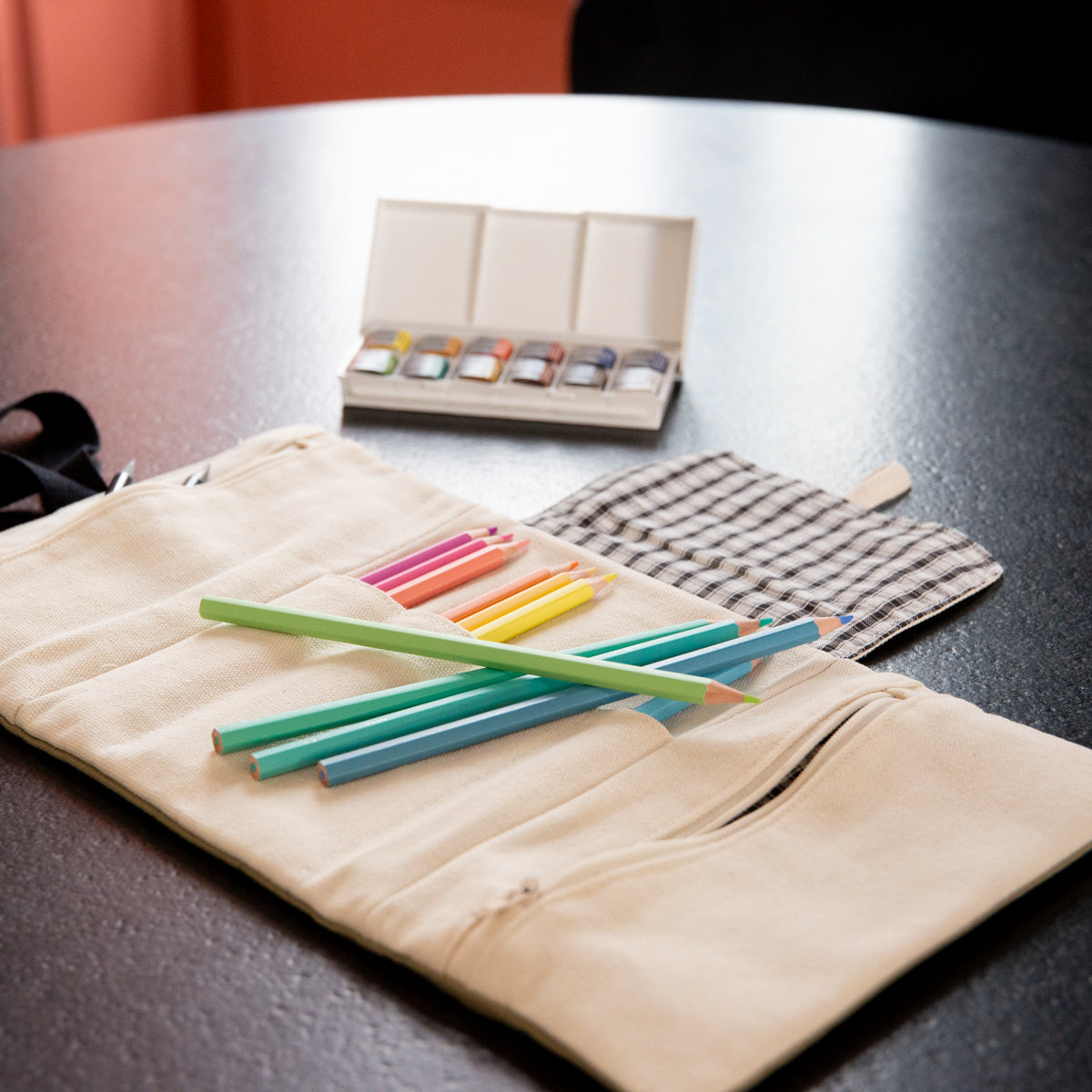 Coudre une trousse pour crayons de couleur 