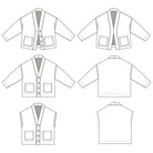 Patron de veste femme minimaliste
