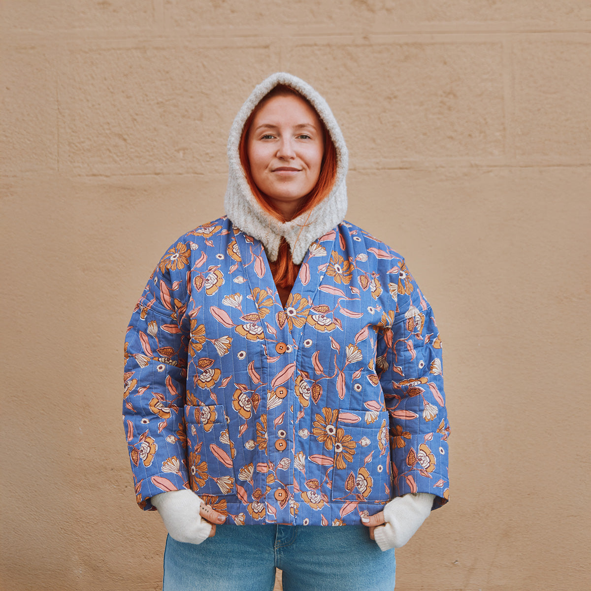 Paton de veste matelassée  réversible femme