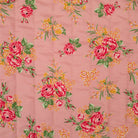 Matelassé floral rose