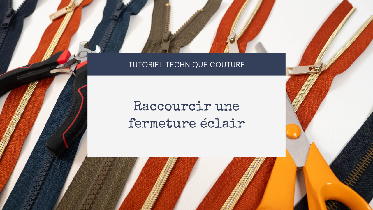 Raccourcir une fermeture éclair
