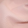 Tissu nid d'abeille - Rose blush