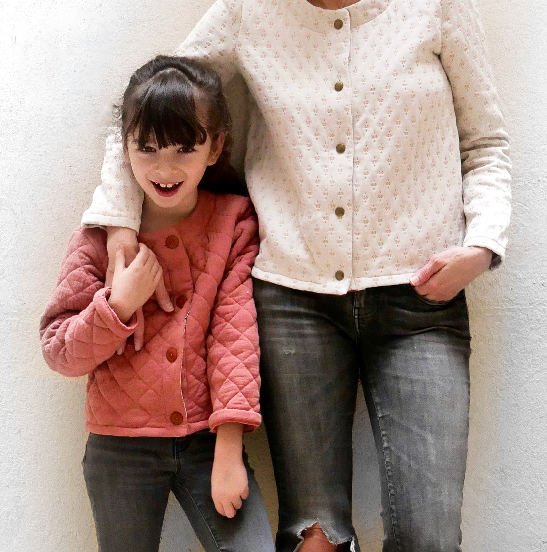 Duo de patron de gilet et veste pour mère et fille 