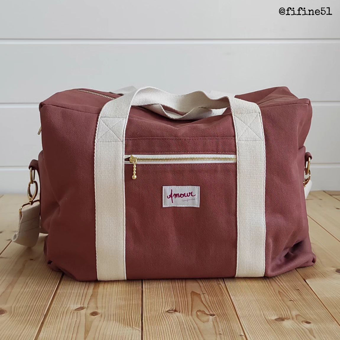 Étiquettes amour toujours sac voyage ikatee