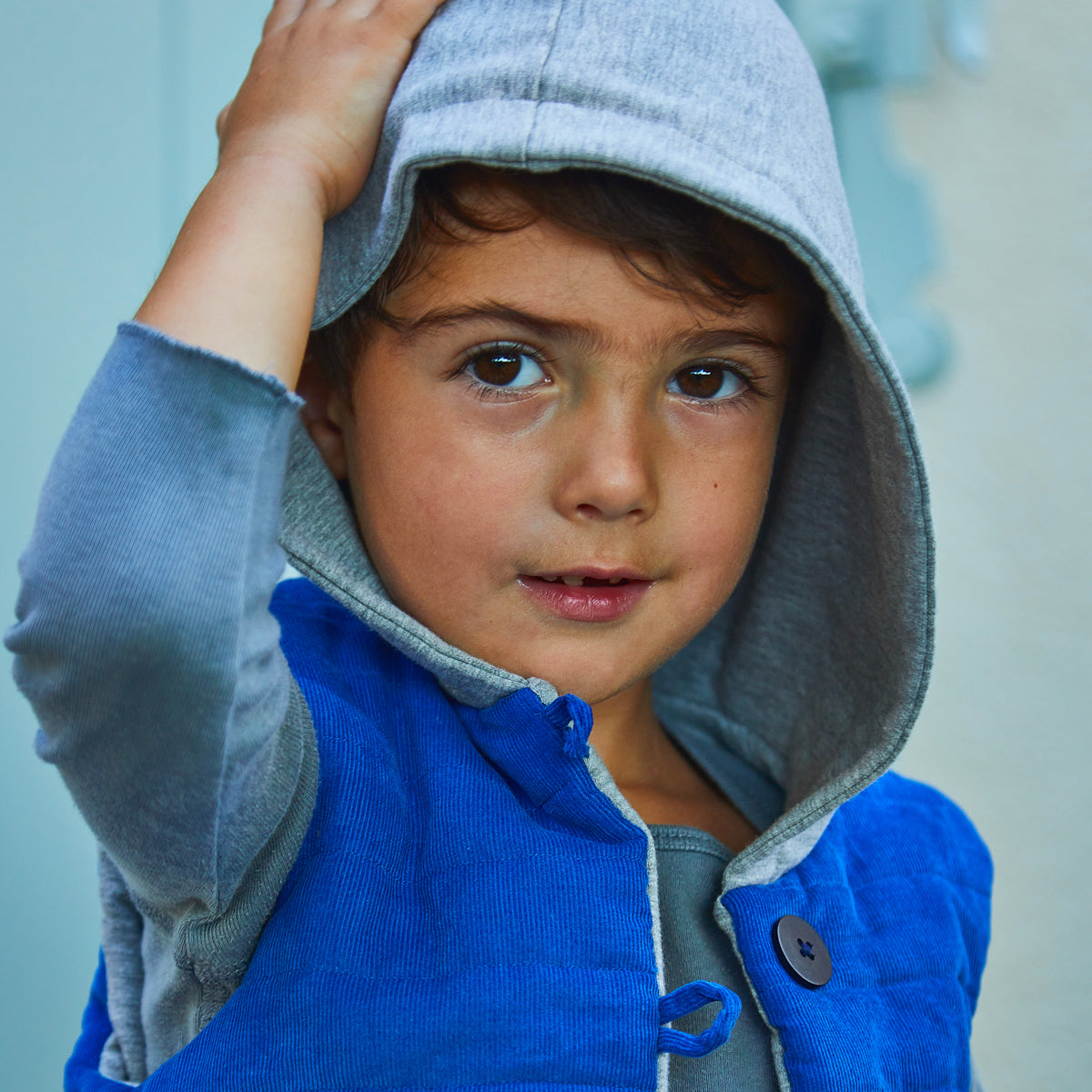 Couture gilet sans manches pour enfant 