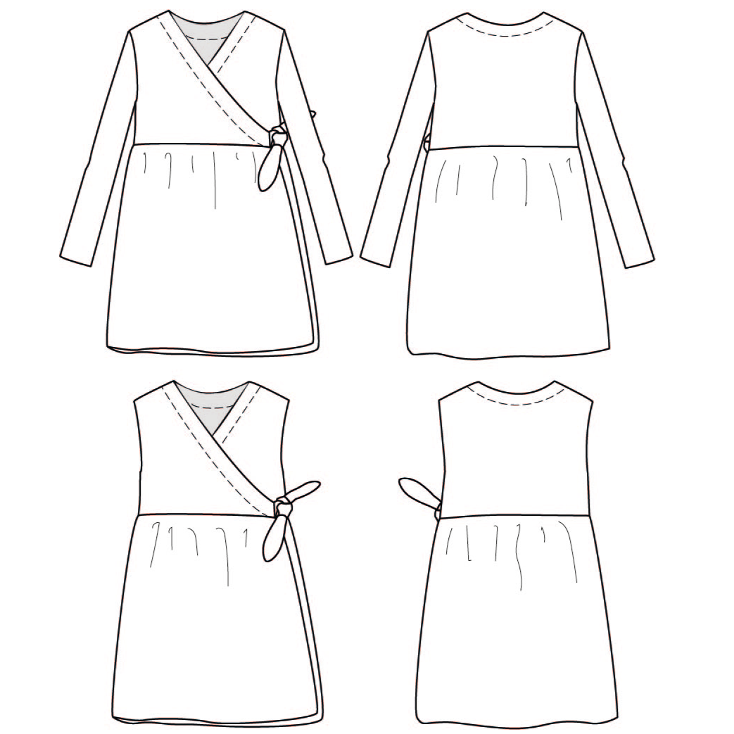 Patron de robe pour fille 