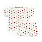 Pyjama jersey motif à cœur