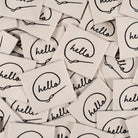 Étiquettes tissées Ikatee Hello