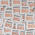 Étiquettes tissées Ikatee Dream big 
