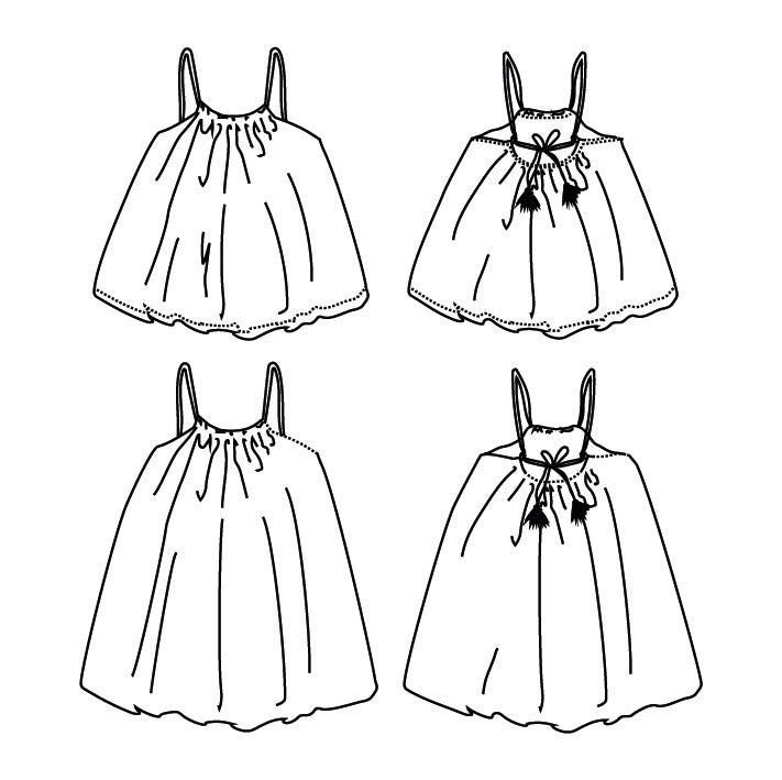 patron de robe pour enfant 